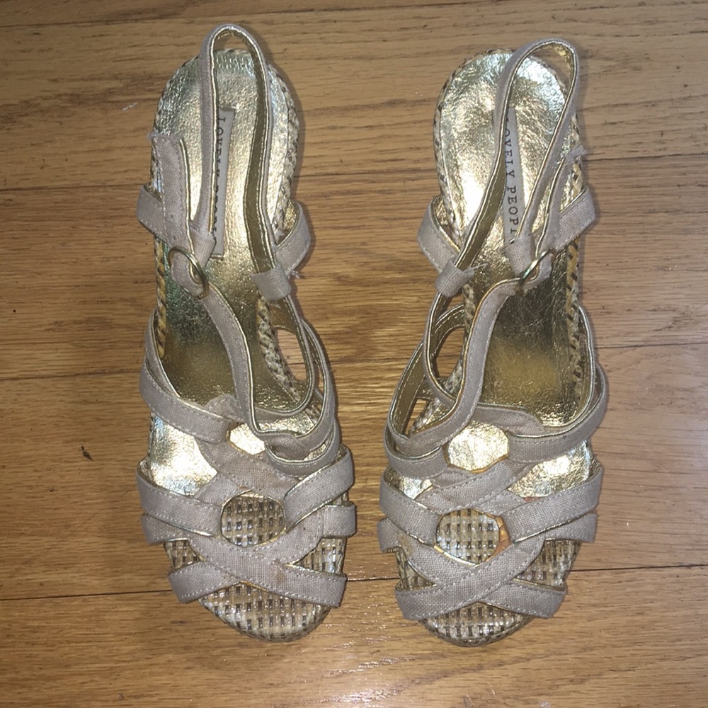 Lovely people wedge sandals